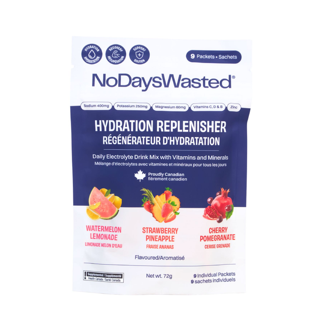 No Days Wasted - Pack découverte hydratation quotidienne | 9 unités