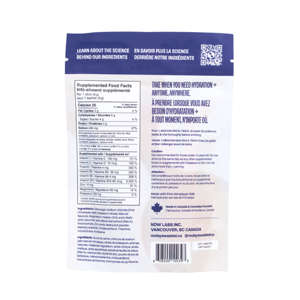 No Days Wasted - Pack découverte hydratation quotidienne | 9 unités