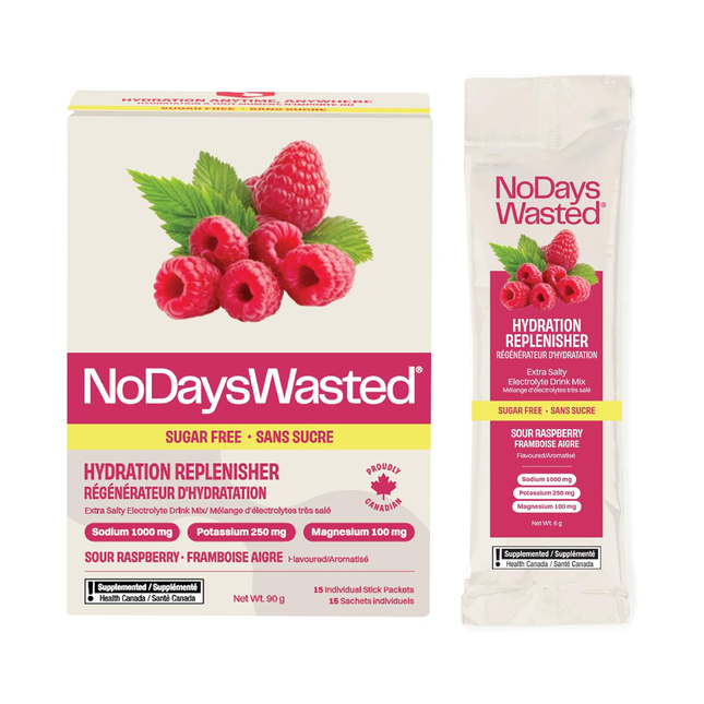 No Days Wasted - Framboise sure | Pack de 15