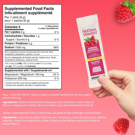 No Days Wasted - Framboise surette | Paquet de 5