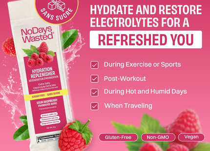 No Days Wasted - Framboise surette | Paquet de 5