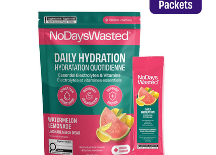 No Days Wasted - Limonade Pastèque | Paquet de 9