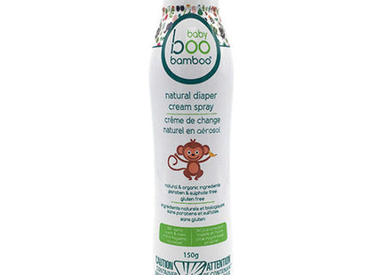 Baby Boo Bamboo - Natural Diaper Cream Spray - Zinc Oxide Skin Protectant | 150 g