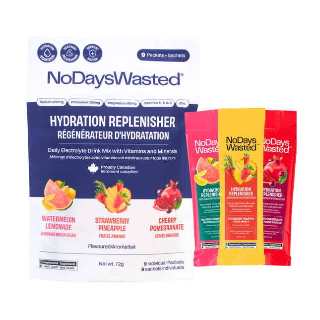 No Days Wasted - Pack découverte hydratation active | 9 recharges