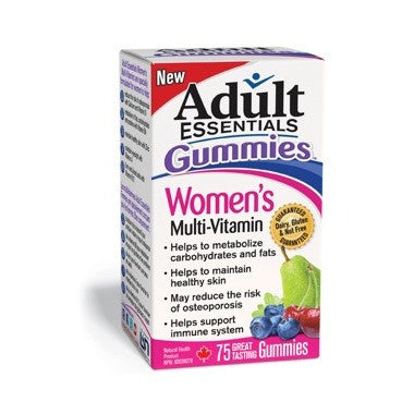 Adult Essentials Gummies multivitamines pour femmes | 75 gommes