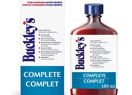 Buckley's - Complete - Sirop pour soulager la toux, le rhume et la grippe | 150 ml