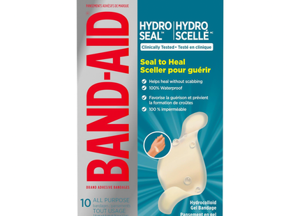 Band-Aid - Hydro Seal Waterproof All-Purpose Bandages | 10 Count