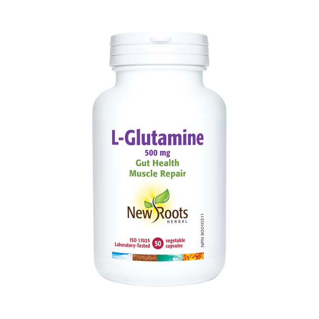 New Roots - L-Glutamine 500 mg | 50 gélules