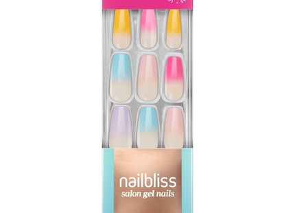Nailbliss - Salon Gel Nails - Long - Color Run GN34 | 30 Nails