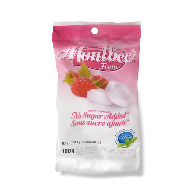 Montbec - Frutti No Sugar Candies - Raspberry | 100 g