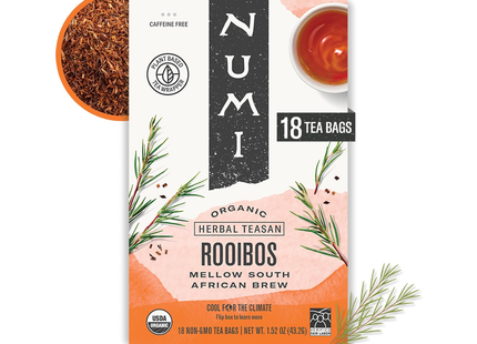 NUMI THÉS ROOIBOS BIO 18 SACHETS