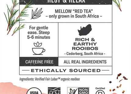 NUMI THÉS ROOIBOS BIO 18 SACHETS