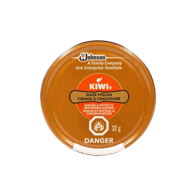 Kiwi - Shoe Polish Paste - Mid Brown | 32 g