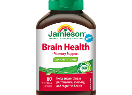 Jamieson - Brain Healthy + Memory Support | 60 Veg Capsules