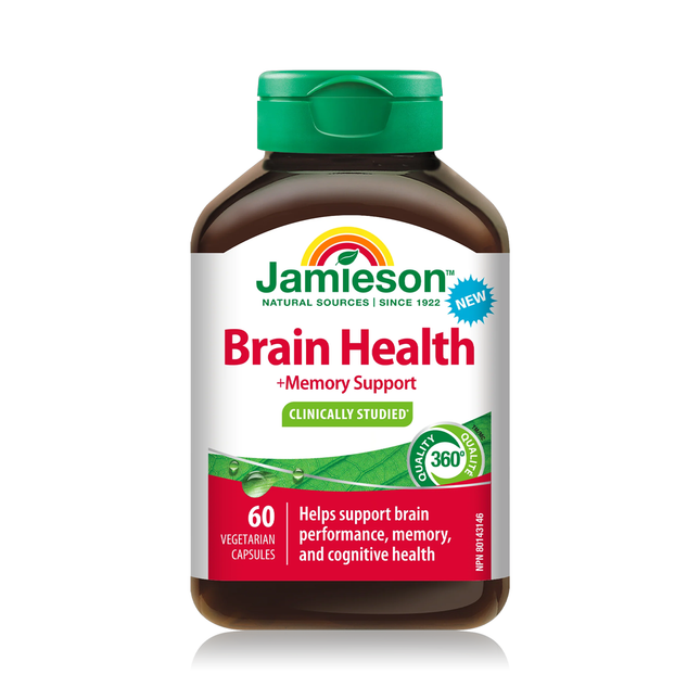 Jamieson - Brain Healthy + Memory Support | 60 Veg Capsules