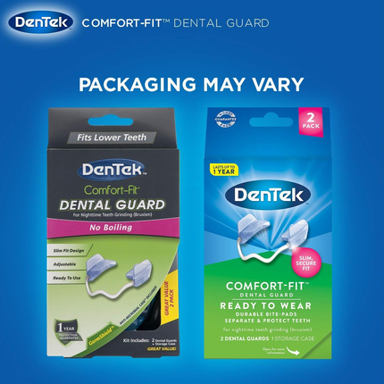 DenTek - Comfort Fit Dental Guard, Lower Teeth | 2 Guards + 1 Case