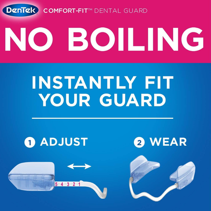 DenTek - Comfort Fit Dental Guard, Lower Teeth | 2 Guards + 1 Case