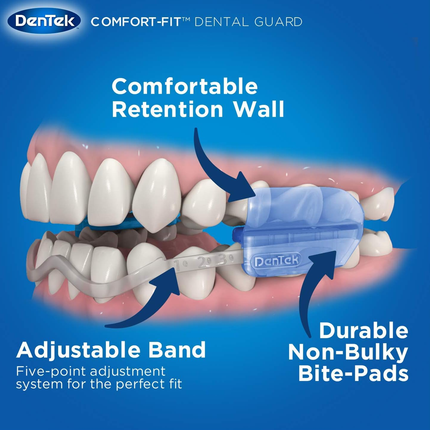 DenTek - Comfort Fit Dental Guard, Lower Teeth | 2 Guards + 1 Case