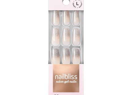 Nailbliss - Ongles en gel de salon - Longs - Être céleste GN20 | 30 clous