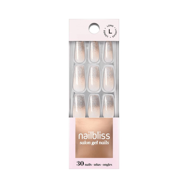 Nailbliss - Ongles en gel de salon - Longs - Être céleste GN20 | 30 clous