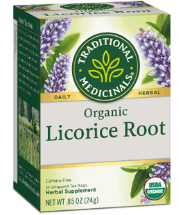 Traditional Medicinals - Organic Licorice Root Tea  | 1.5 g X 16 Bags
