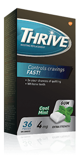 Thrive 4 mg Nicotine Replacement Gum - Cool Mint | 36 Pieces