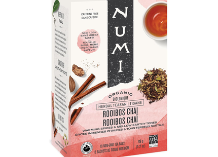 Numi Teas - Organic Rooibos Chai Tea | 18 Bags