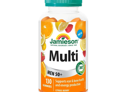 Jamieson - Multivitamin Gummies For Men 50+, Citrus Berry | 130 Gummies