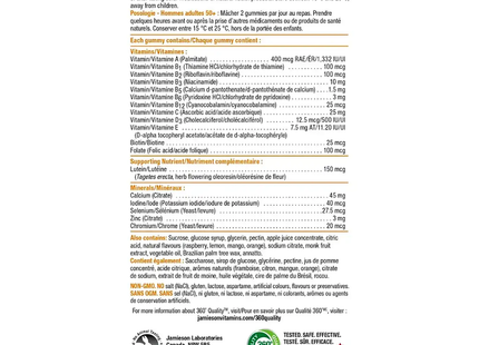 Jamieson - Multivitamin Gummies For Men 50+, Citrus Berry | 130 Gummies