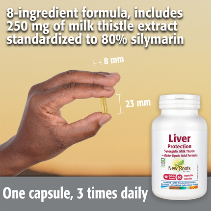 New Roots - Liver Protects Milk Thistle Plus Alpha-Lipoic Acid | 90 Capsules