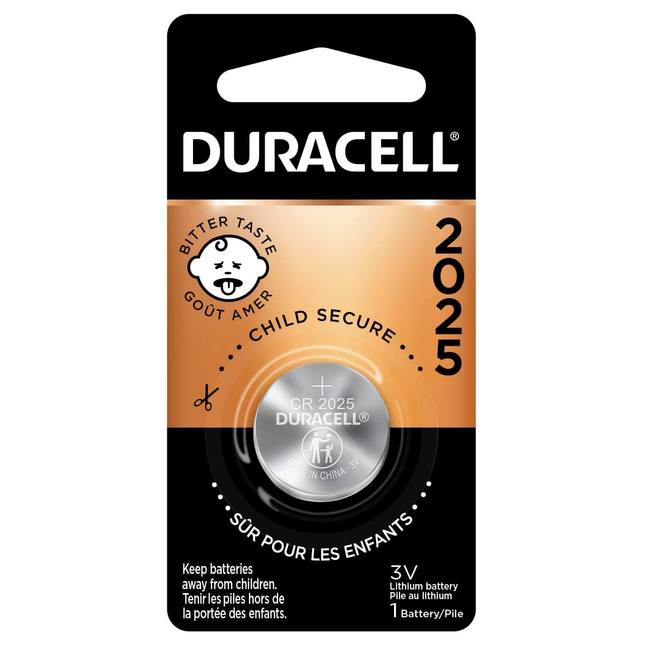 Duracell - Lithium Battery 3V  - 2025 | 1 Pack