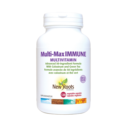 New Roots - Multivitamines pour le système immunitaire Multi Max | 120 capsules