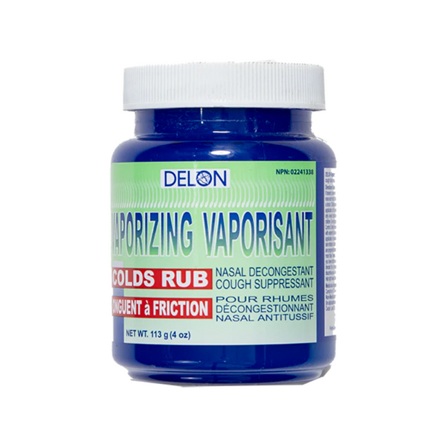 Delon - Antitussif décongestionnant nasal Colds Rub | 113g