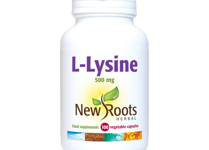 New Roots - L-Lysine 500 mg | 100 Capsules