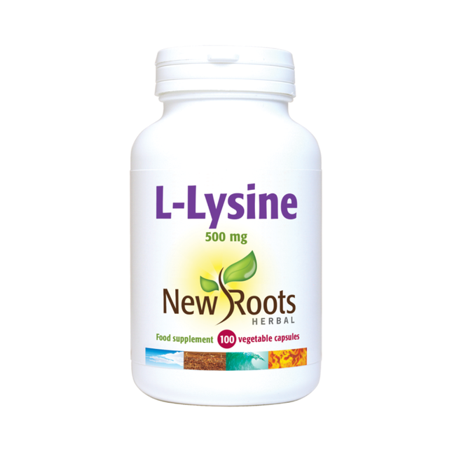 New Roots - L-Lysine 500 mg | 100 Capsules