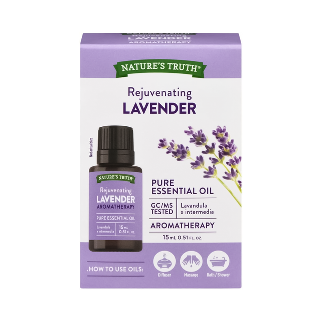 Nature's Truth - Pure Essential Oil, Rejuvenating Lavender | 15 mL