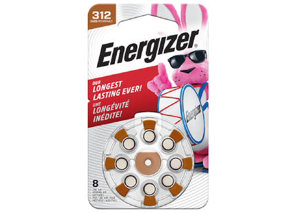 Energizer - Hearing Aid Batteries 312 | 8 Batteries