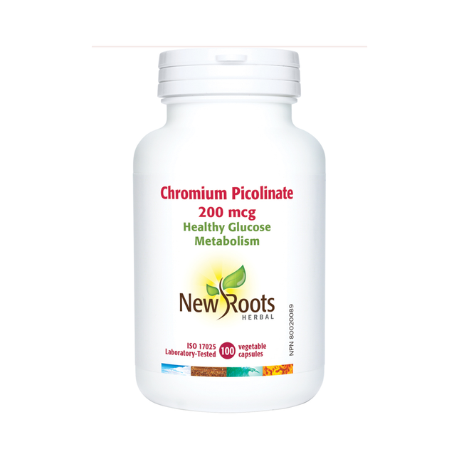 New Roots - Picolinate de chrome 200 mcg | 100 gélules