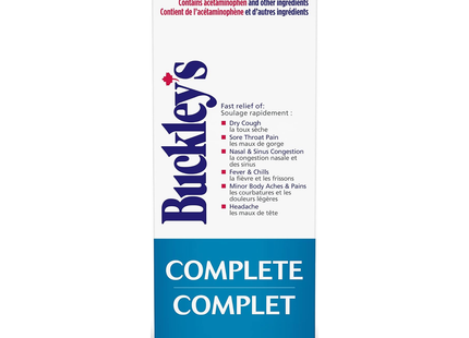Buckley's - Complete Cough, Cold & Flu Relief Syrup | 250 mL