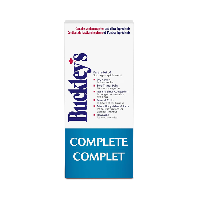 Buckley's - Complete Cough, Cold & Flu Relief Syrup | 250 mL