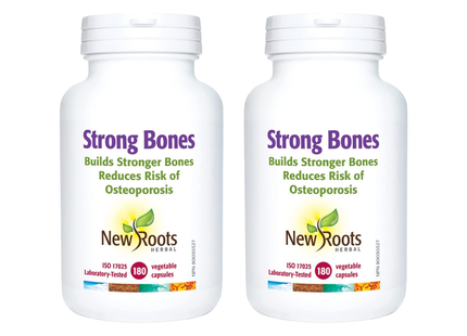 2-PACK! New Roots - Strong Bones | 180 Vegetable Capsules*