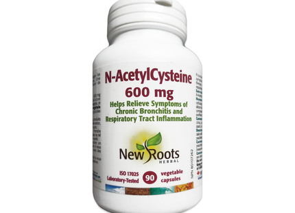 New Roots - N-Acetylcysteine 600mg | 90 Vegetable Capsules