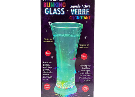 Samrok - Verre clignotant activé par liquide, multicolore