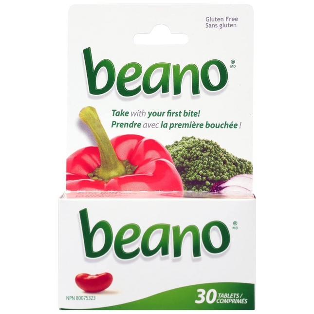 Beano - Alpha-galactosidase Enzyme Tablets | 30 Tablets