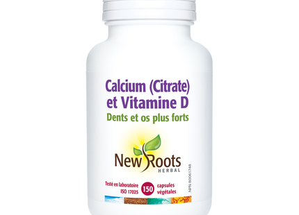 New Roots - Calcium Citrate and Vitamin D | 150 capsules