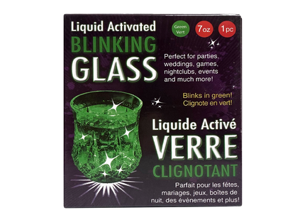 Samrok - Liquid Activated Blinking Glass, Green