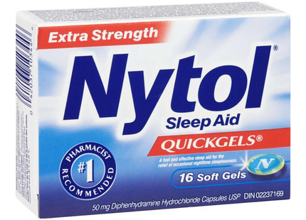 Nytol - Extra Strength Sleep Aid Quick Gels | 16 Soft Gels