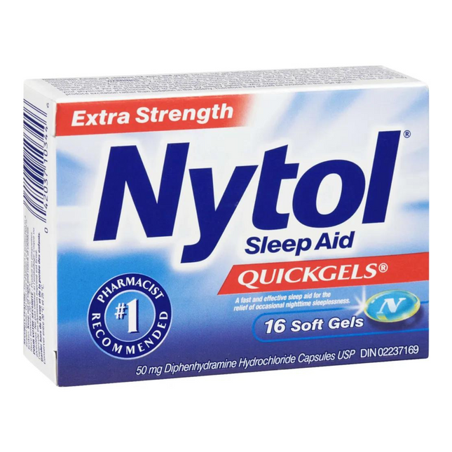Nytol - Extra Strength Sleep Aid Quick Gels | 16 Soft Gels