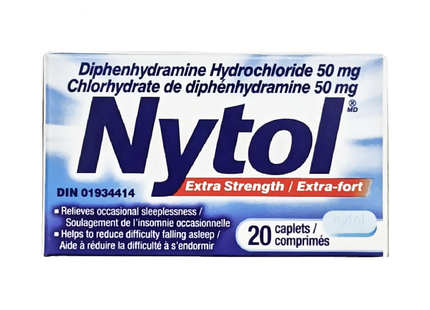 Nytol - Fast and Effective Nighttime Sleep Aid - Extra Strength | 20 Caplets