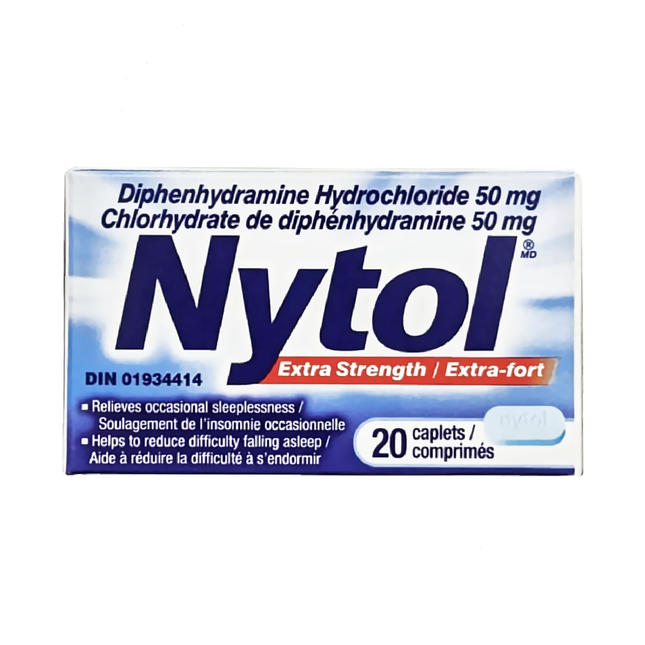 Nytol - Fast and Effective Nighttime Sleep Aid - Extra Strength | 20 Caplets